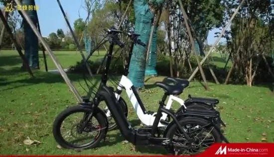 Minibicicleta/bicicleta elétrica dobrável mobilidade 250 W para transporte urbano para adultos